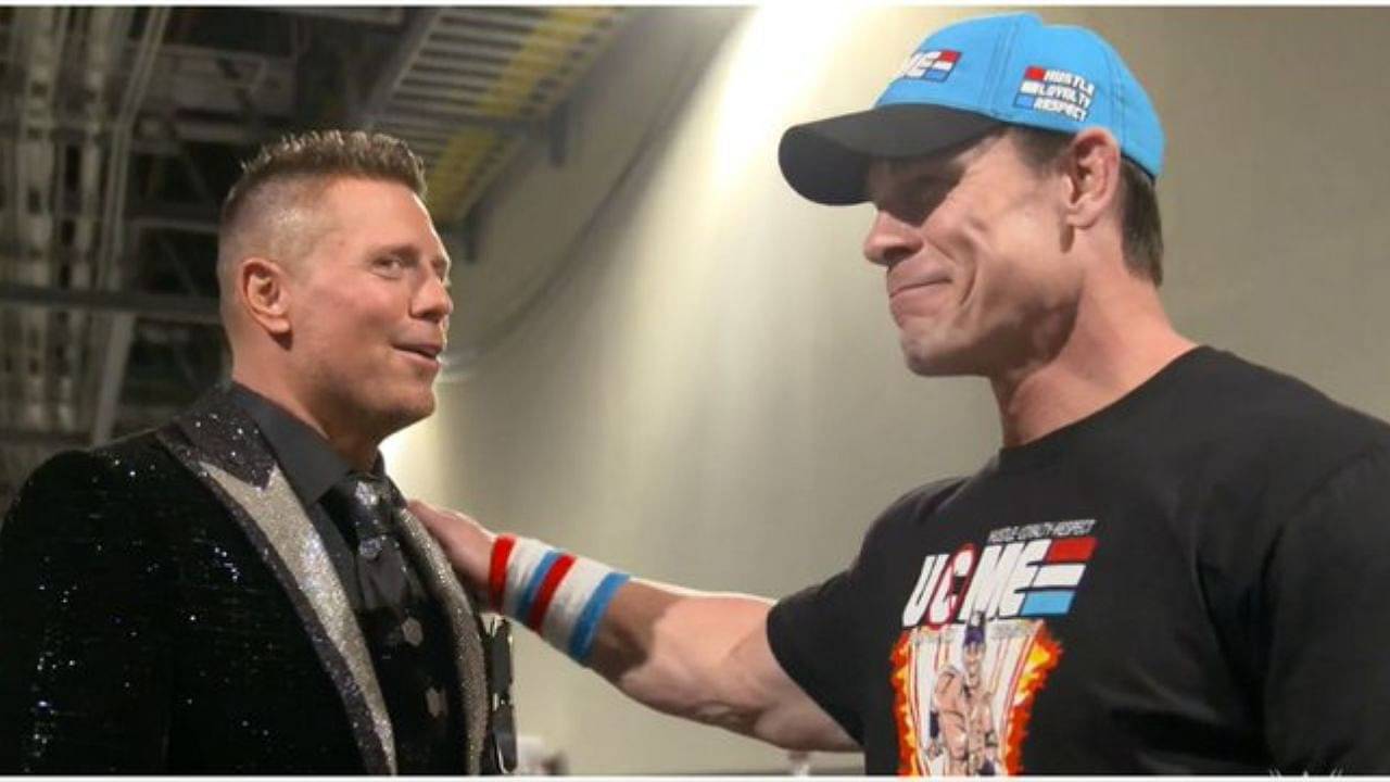 Video Of The Miz And John Cena Sharing An Emotional Moment Backstage During Wrestlemania 39 Goes
