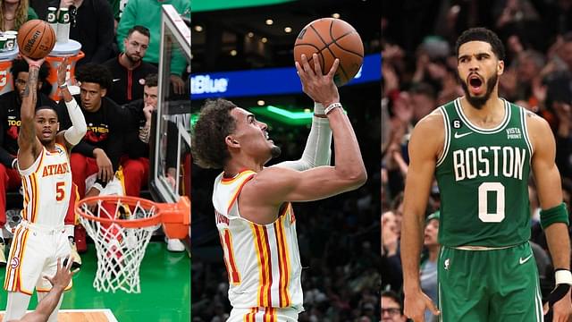 “Trae Young & Dejounte Murray Couldn't Hit Water If They Fell Out of a Boat”: Fans Roast Hawks Duo For Their Abysmal Performance Against Celtics in Game 1