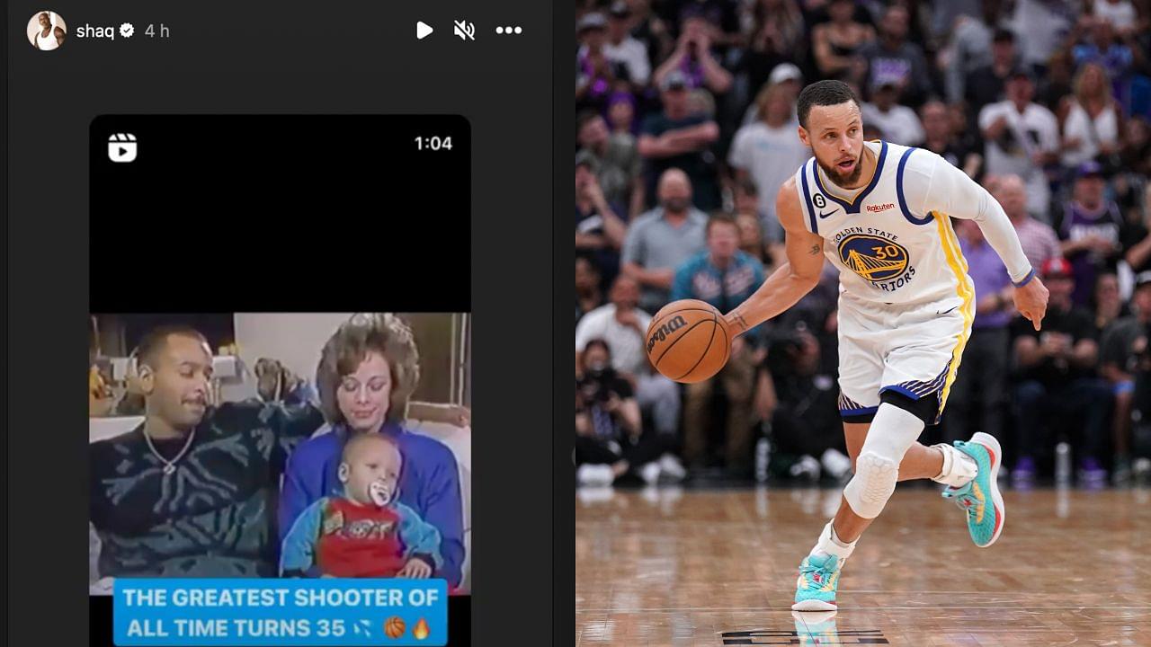 Ahead of Game 6, Shaquille O'Neal Showers Love to Stephen Curry With Wholesome Instagram Story