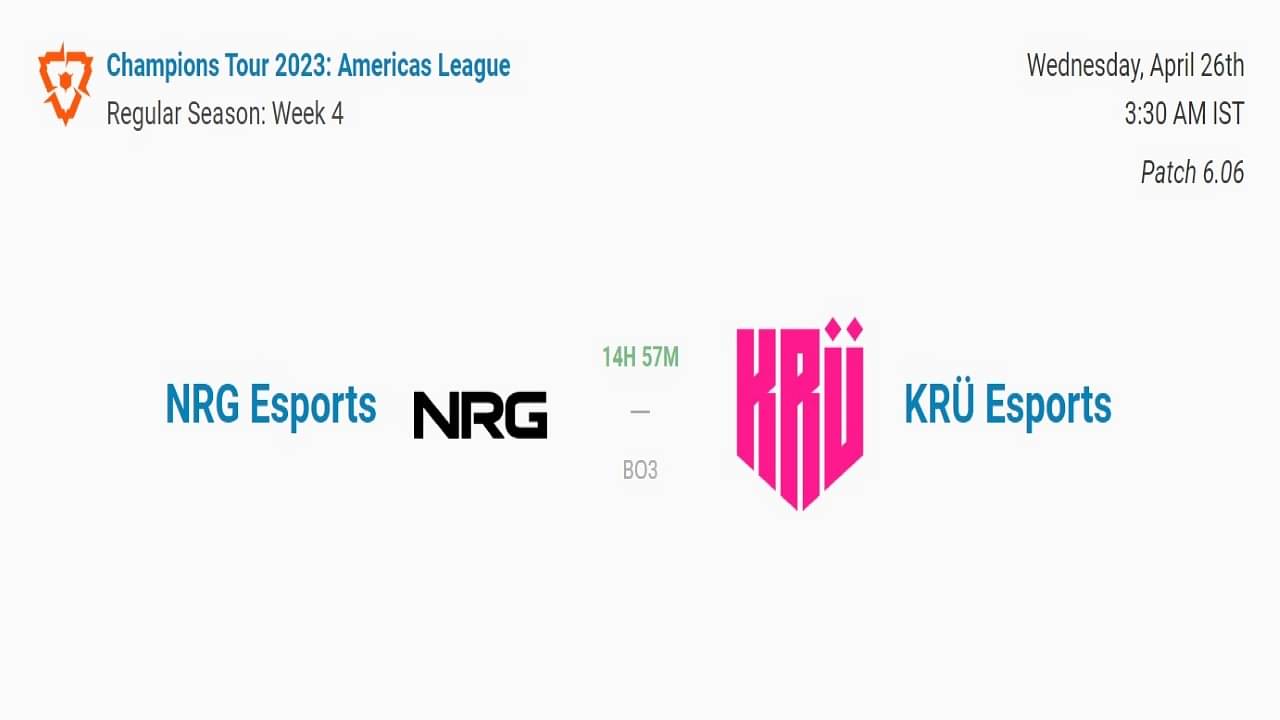 Valorant Americas: NRG vs. KRU Esports; Head to Head, Predictions, Where to Watch and More!