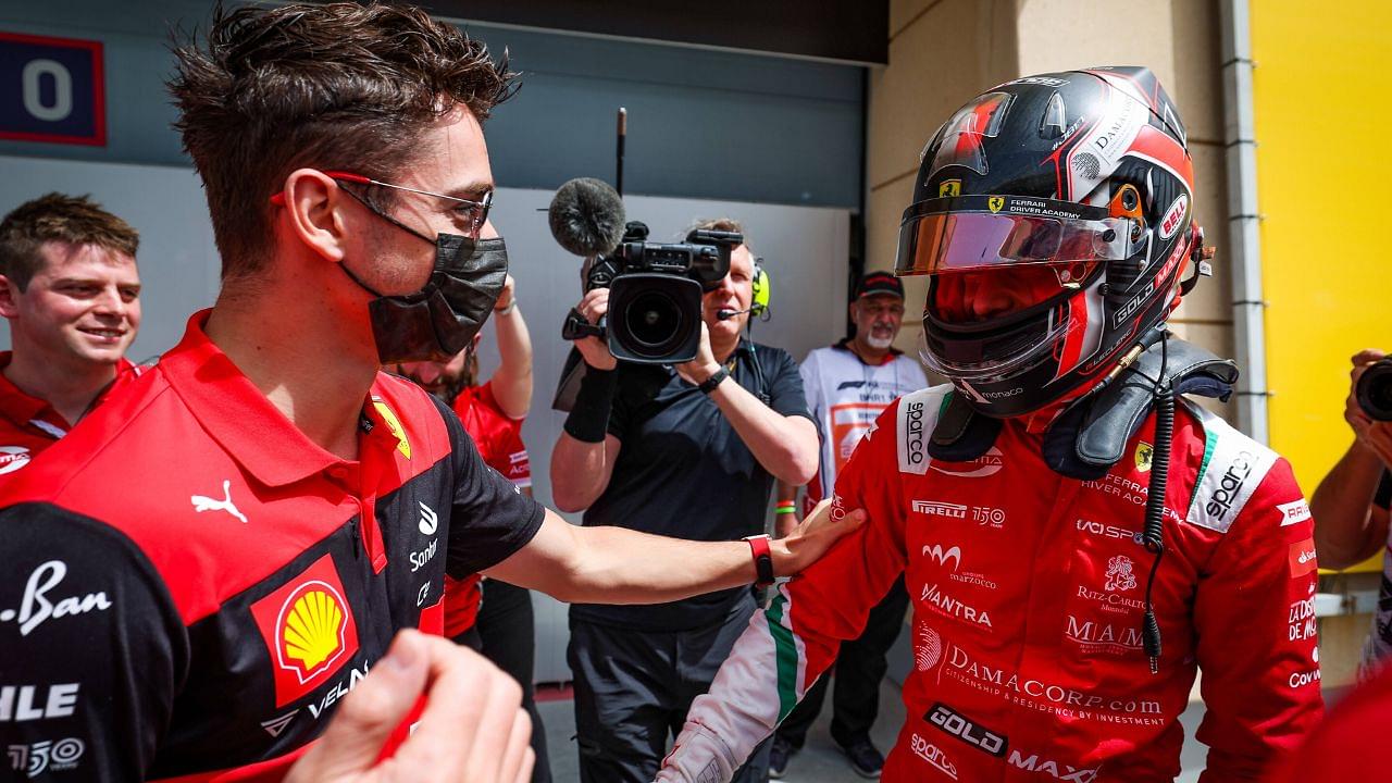 Charles Leclerc Hilariously Calls Arthur a 'Chicken' For Wanting to Sleep at 10