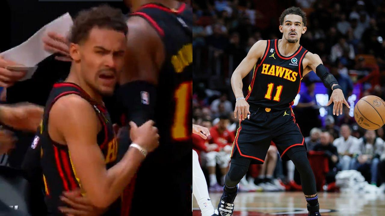 WATCH: Trae Young Has Yet Another Shocking Outburst At a Coach, Despite Season-Saving Game Against the Miami Heat