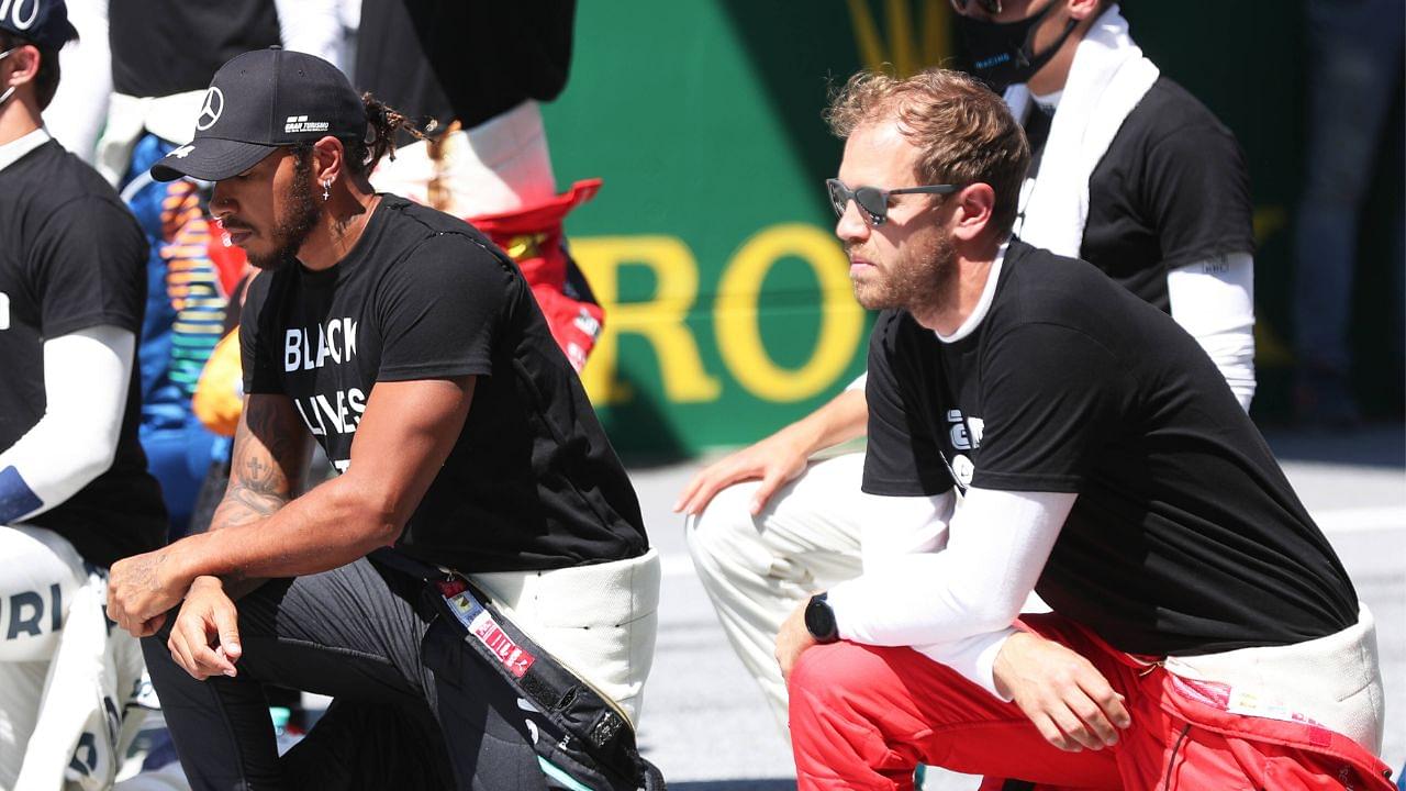 “Human Rights Is Not Politics”- Lewis Hamilton on How Sebastian Vettel’s Involvement in Black Lives Matter Movement Helped Him Grow in Confidence