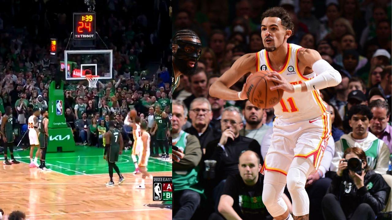 WATCH: TD Garden Starts ‘F**k Trae Young’ Chants As He Forces Game 6 Against Celtics
