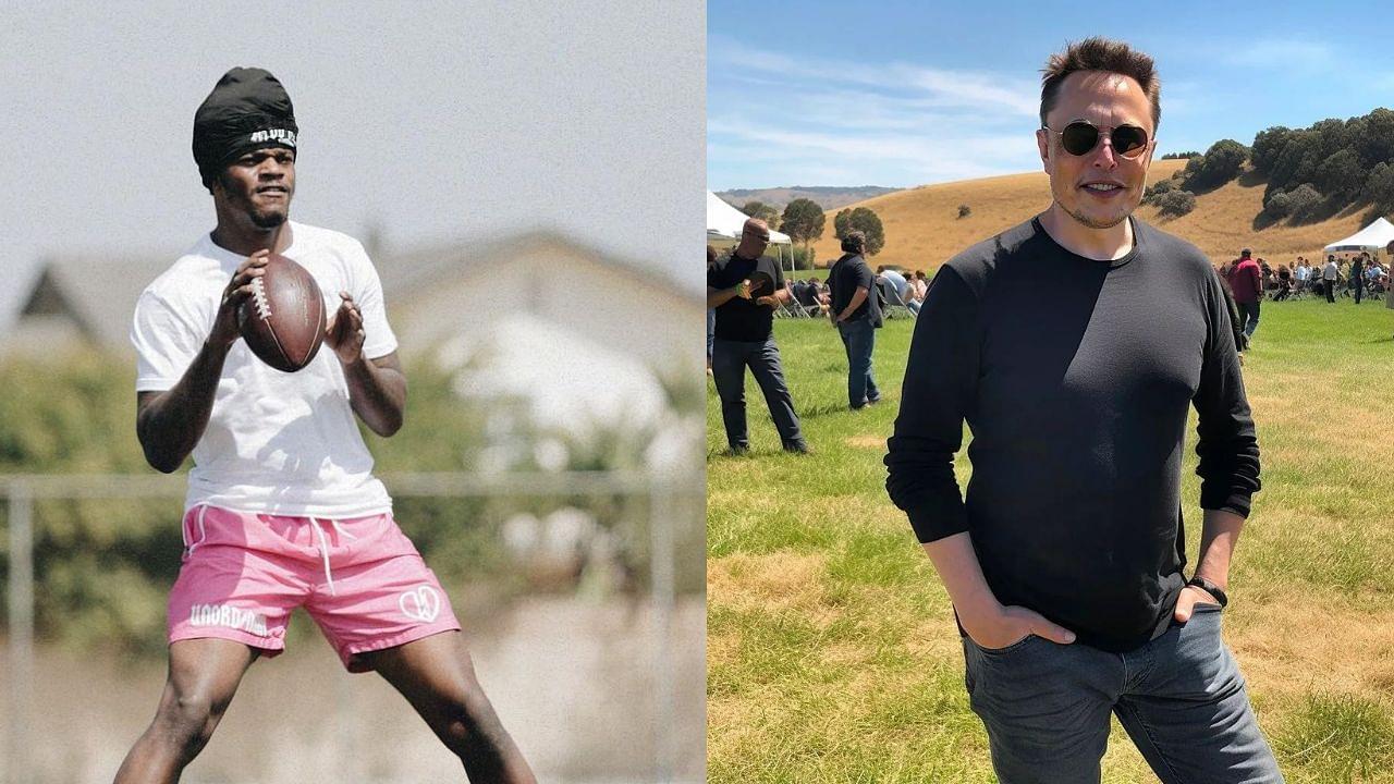 “Keep the Blue Tick” : Lamar Jackson Responds to Elon Musk Taking Away His Verified Mark on Twitter