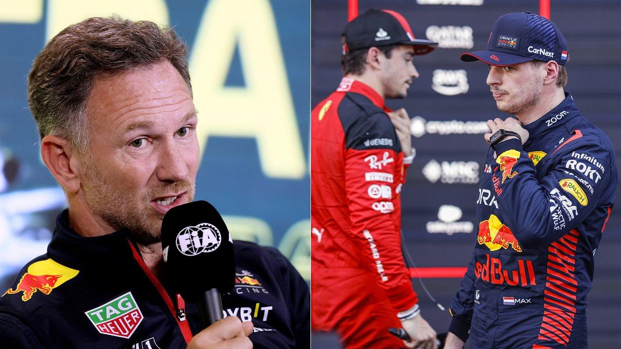 Christian Horner Provides Evidence to Suggest That Max Verstappen Would Have Beaten Charles Leclerc if He Didn't Have Damage