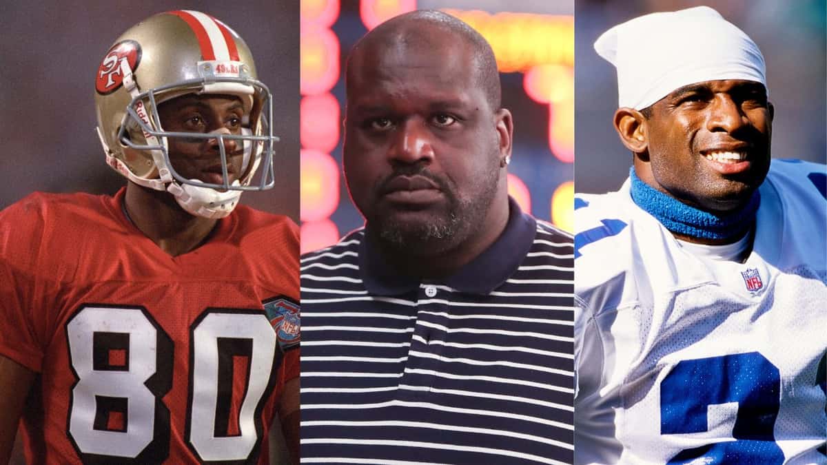 Shaquille O’Neal Revives the Infamous "Jerry Rice vs Deion Sanders