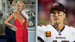 Tom Brady’s Rumored Girlfriend Veronika Rajek Looks “Red-Hot” Wearing Plunging Neckline in Latest Breathtaking Shoot