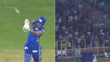 Arjun Tendulkar Six Video: Sachin Tendulkar's Son Pulls Mohit Sharma for 6 in Maiden IPL Innings vs Gujarat Titans