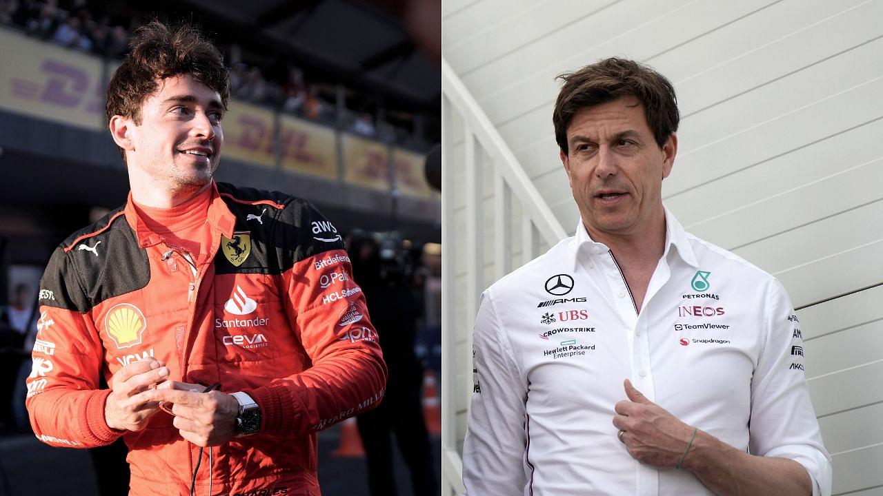 'Only Time We Talked...': Toto Wolff Breaks His Silence on Charles Leclerc to Mercedes Rumors