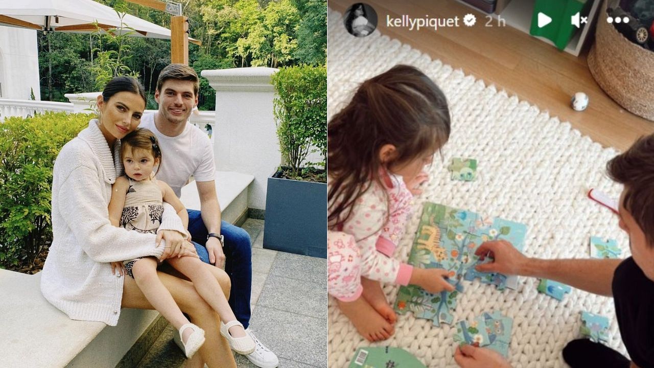 Kelly Piquet Shares Adorable Moment Of Max Verstappen Educating Daniil  Kvyat'S Daughter - The Sportsrush
