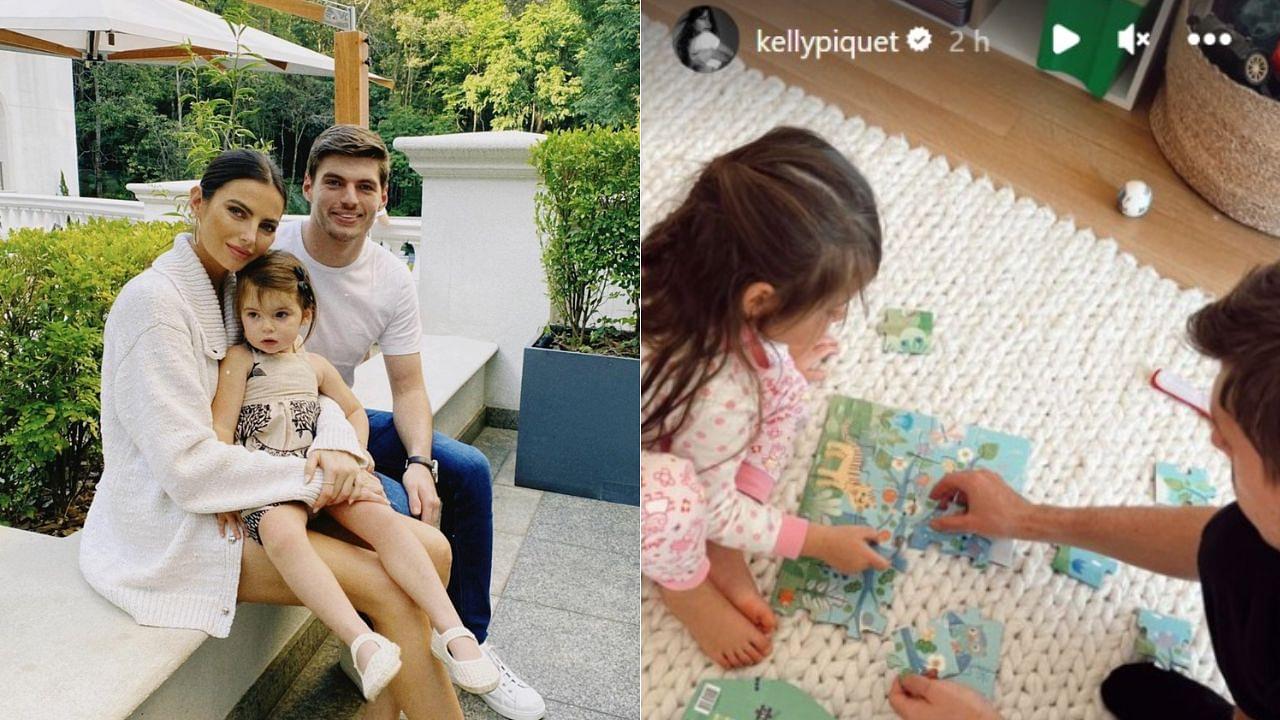 Kelly Piquet Shares Adorable Moment of Max Verstappen Educating Daniil Kvyat’s Daughter