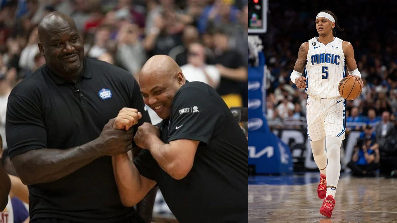 “Charles Barkley, I’m Skinnier Than You!”: Shaquille O’Neal Quips With Co-Host While Handing ROTY to Paolo Banchero