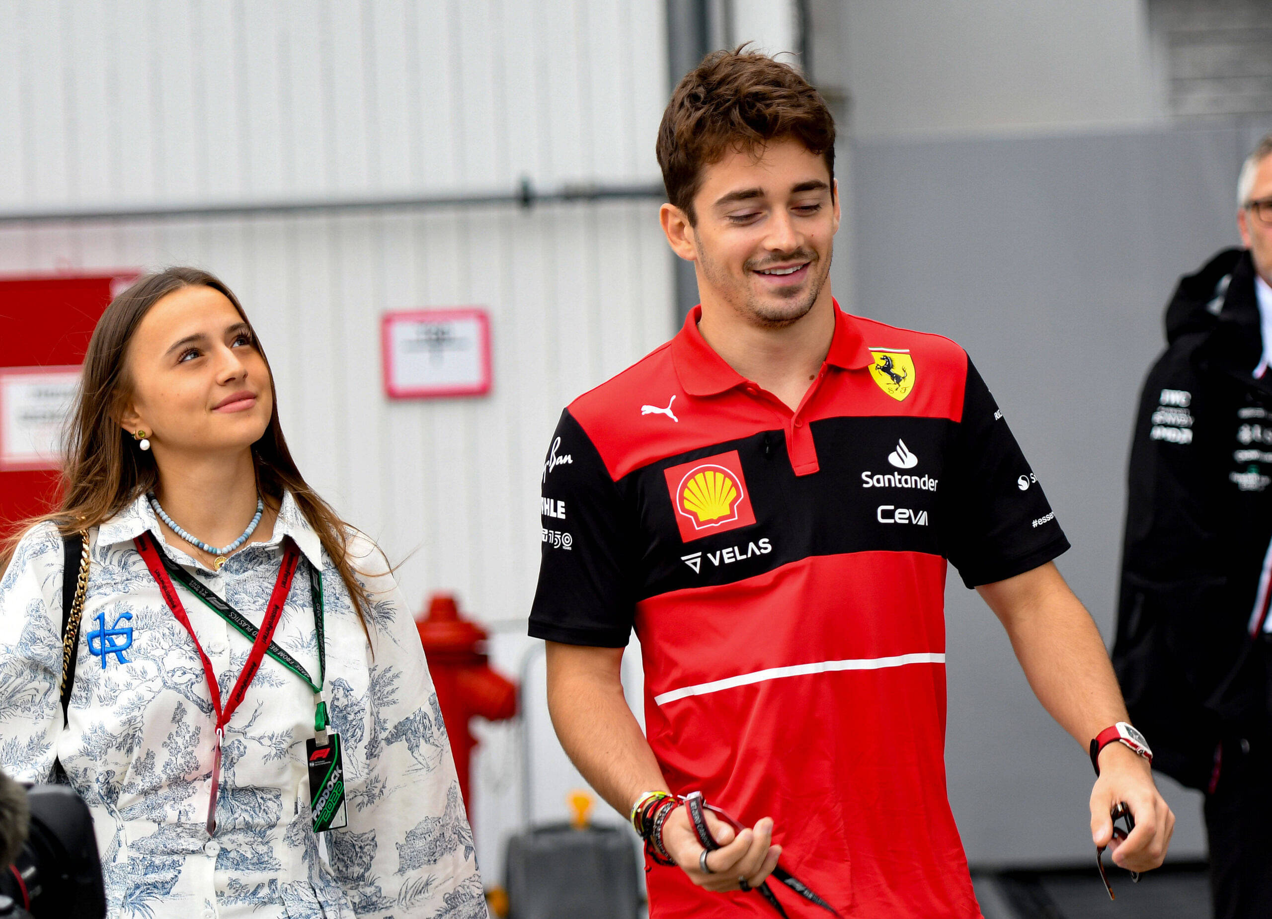 Charles Leclerc's Ex-girlfriend Charlotte Sine Prompts Fans to Wonder If She is Visiting the Ferrari Star