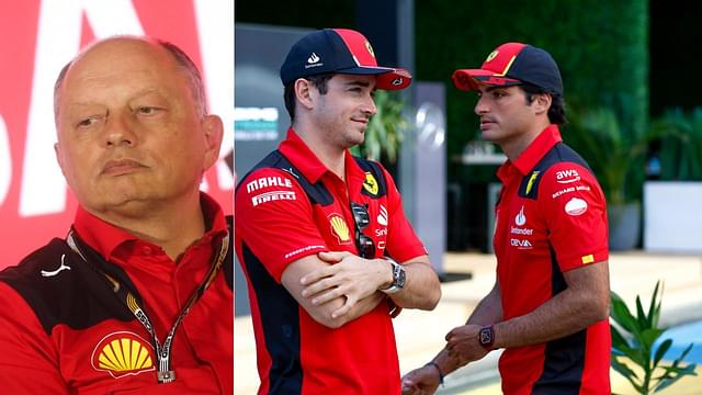 F1 Fans Are Shocked After Ferrari Boss Fred Vasseur Picks His Favorite Between Charles Leclerc and Carlos Sainz