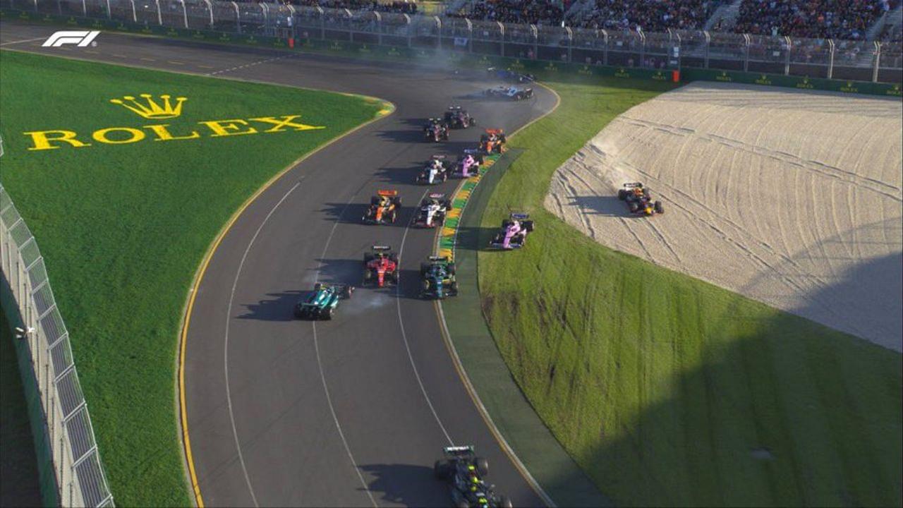 How Chaotic the 2023 Australian F1 Grand Prix Was With 8 Cars Out?