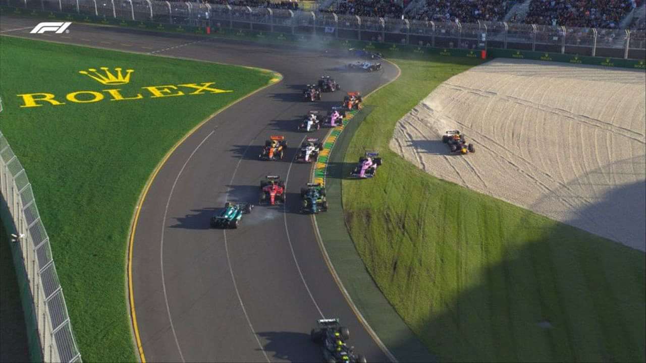 How Chaotic the 2023 Australian F1 Grand Prix Was With 8 Cars Out