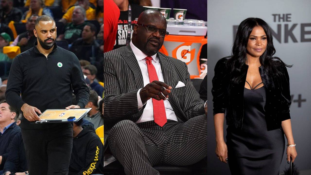 “What About The Black Woman, Nia Long?” Shaquille O’Neal Shares Stephen A. Smith’s Rant On Ime Udoka