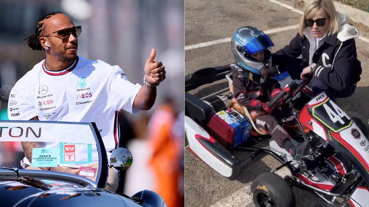 Fans Delighted to See Toto Wolff's Son Jack Use Lewis Hamilton's Car Number for Karting