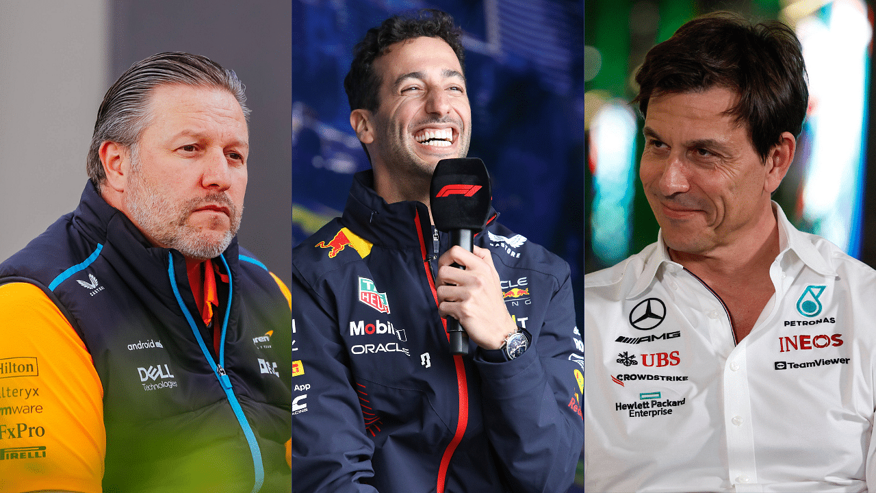 Daniel Ricciardo Places His Bets to Watch McLaren Boss Get Pulped by Toto “Alpha Male” Wolff