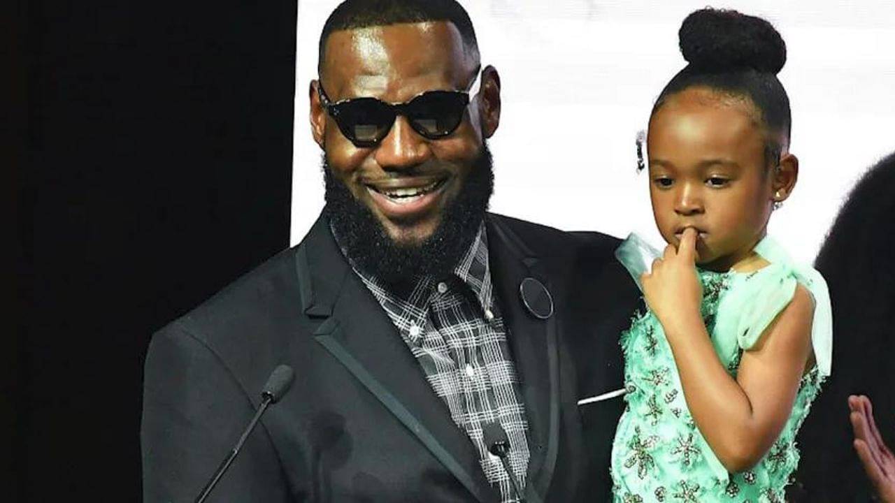 "Volleyball Star in the Making!": LeBron James Hypes up 8-Year-Old Daughter's Athletic Ability During Mini Vacation From the NBA
