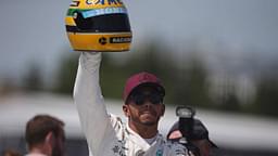 Lewis Hamilton Received Fake Helmet From Ayrton Senna’s Family After Breaking All-Time Record