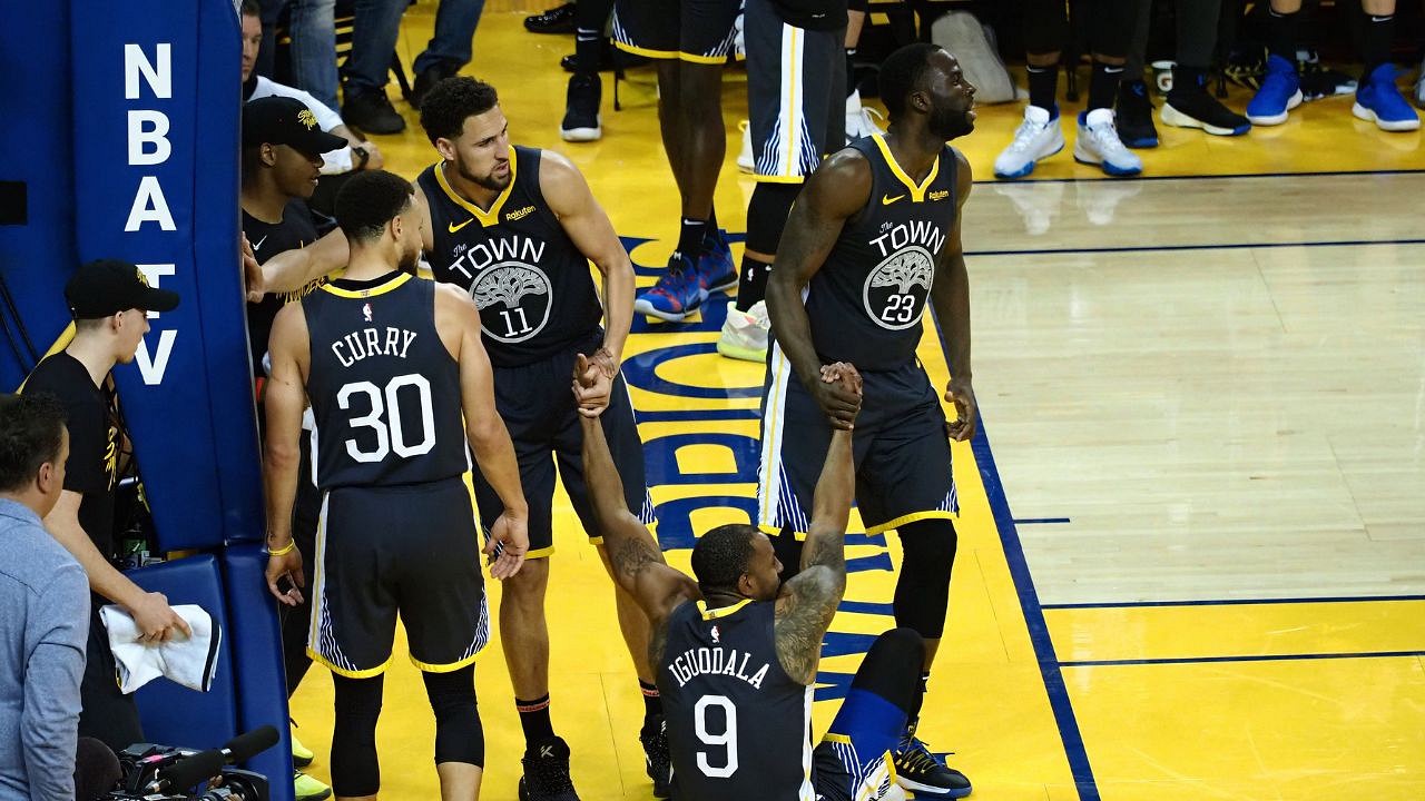 fully drafted lineup: stephen curry (2009), klay thompson (2011), draymond  green (2012), kevon looney (2015), jordan poole (2019) : r/warriors