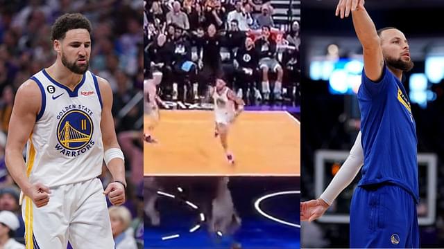 WATCH: Stephen Curry and Klay Thompson Try 'LA Fitness' Move in the Middle of Highly Competitive Game 5 vs Kings