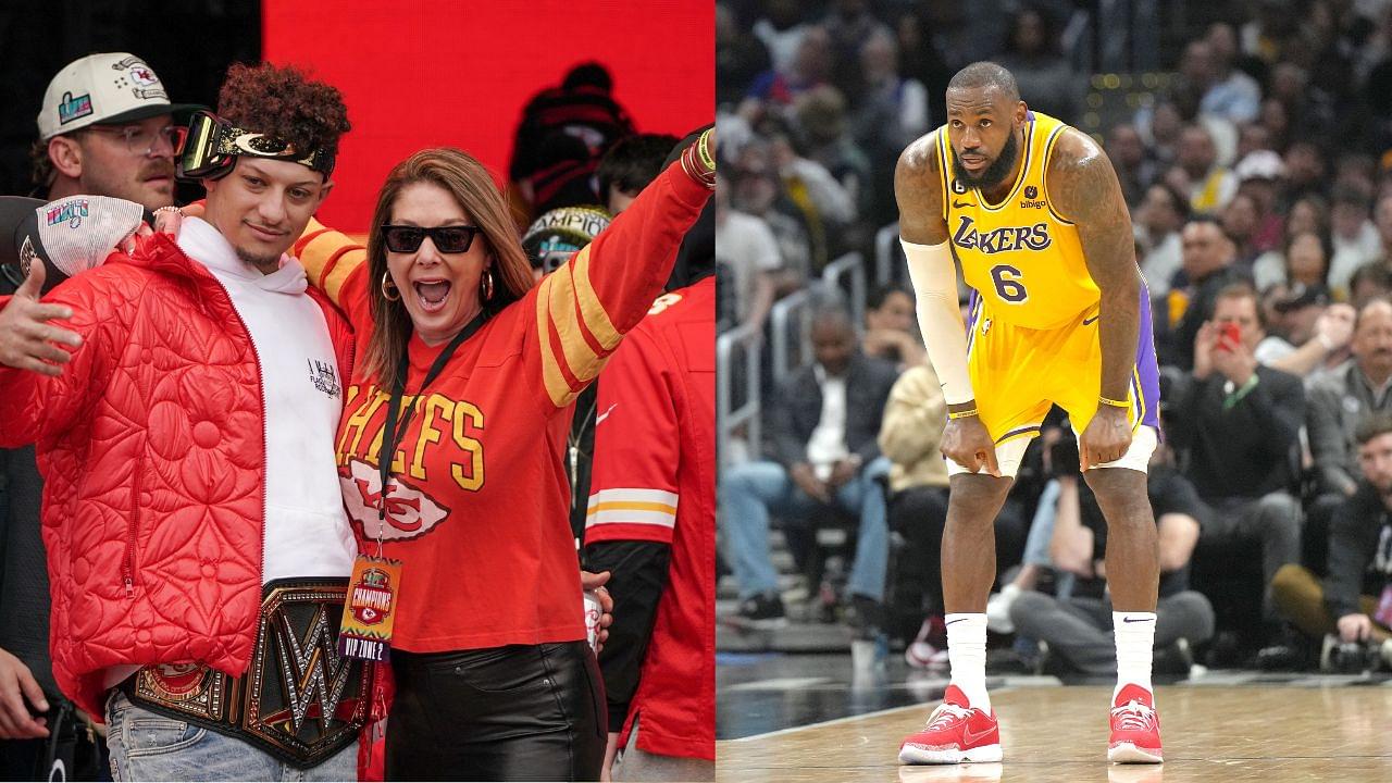 Patrick Mahomes, Randi Mahomes, LeBron James