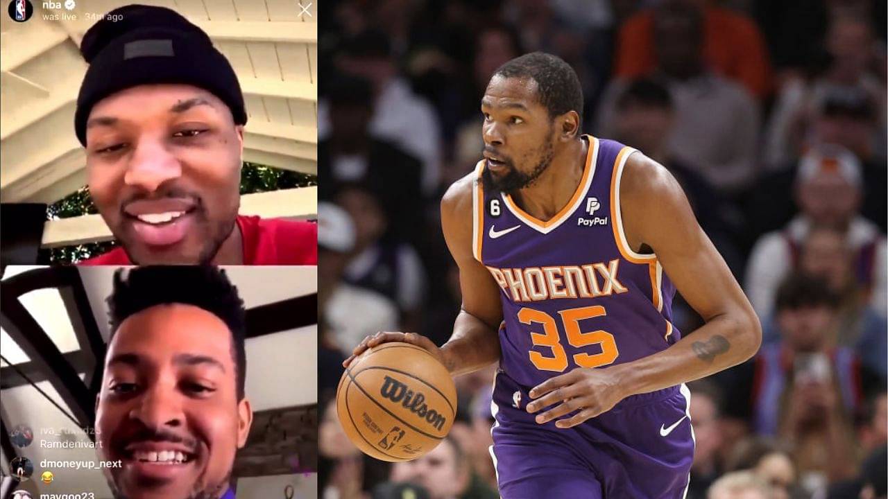 "They Said My Beard Looks Like Kevin Durant's Head!": Damian Lillard and CJ McCollum Had Hilarious 'Pubes' Talk on NBA's IG