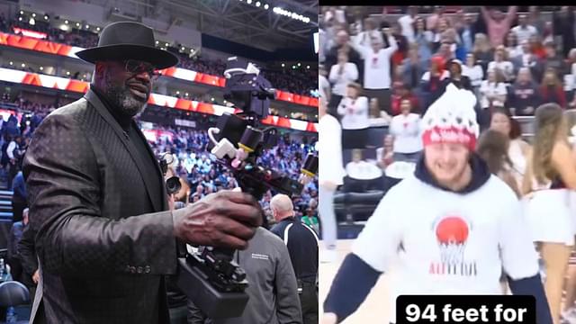 Shaquille O'Neal Joins the Celebrations After Fan Makes Insane 94-Feet Golf Putt on Auburn's Court to Win Himself Amazing Prize