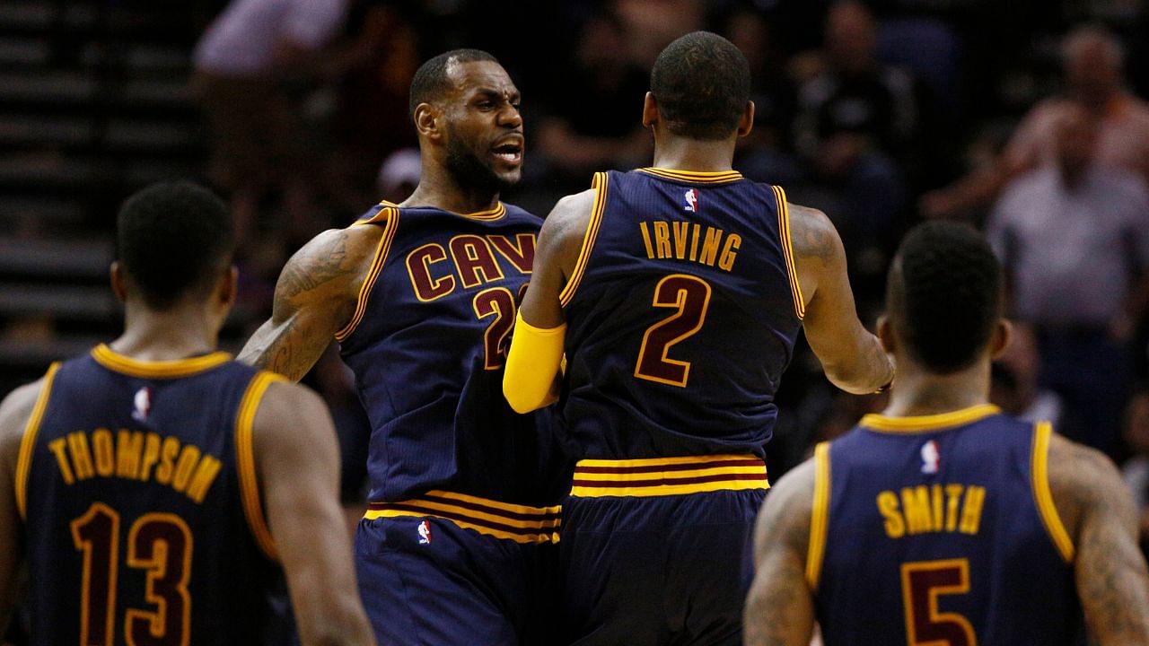 "I Forgot LeBron James Was on The Court": JR Smith Recalls Kyrie Irving's Crazy 57-Point Explosion Against the Spurs in 2015