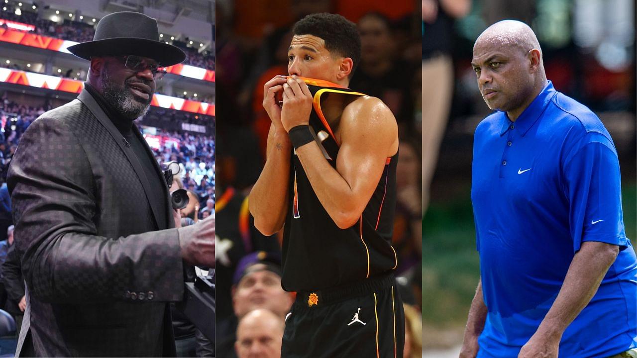 "Devin Booker Passed a Bum": Shaquille O'Neal Can't Help But Diss Charles Barkley After Devin Booker's 47-Point Explosion