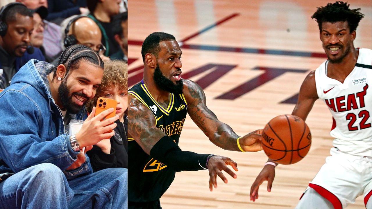 LeBron James and Jimmy Butler Sulk Together as Losers All Because of Hip-Hop Artist Drake's Influence