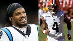 NFL World Blasts Cam Netwon for His “Admiration” Comments About Controversial QB Deshaun Watson