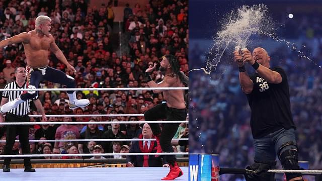 Steve Austin Cody Rhodes Roman Reigns