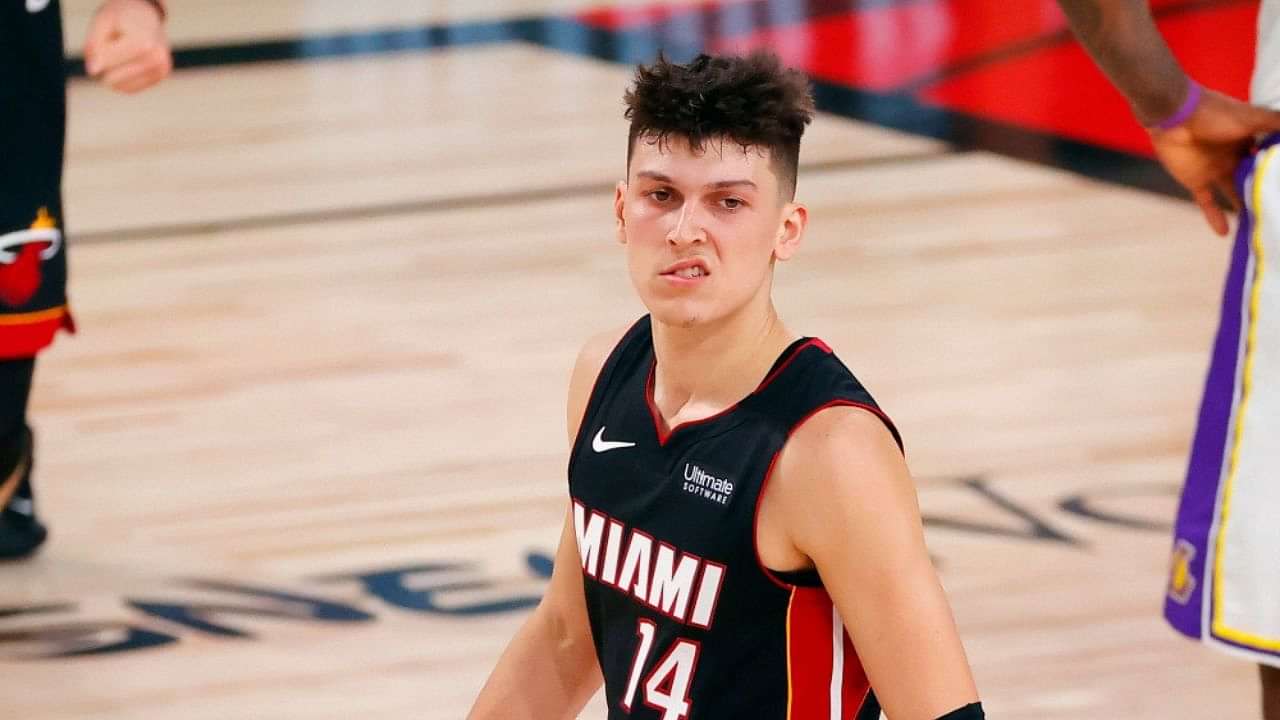 This how other nba players treat Tyler Herro, Tyler Herro Basically Lived  Out The 'F**k Them Kids' Meme - Fans post hilarious reactions to Miami  Heat star snapping a kid's ankles during