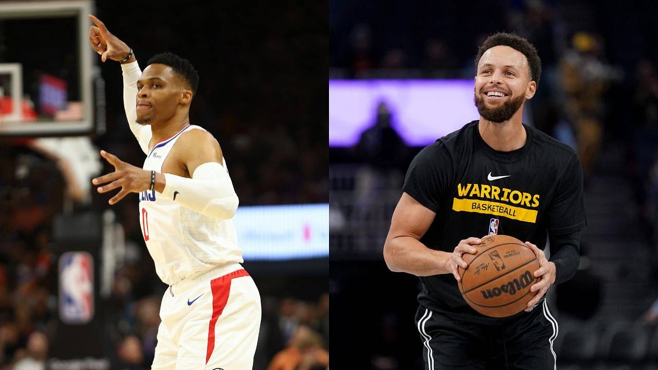 "Russell Westbrook Acting Like Stephen Curry Now": Clippers Star Come Up With Tough Shot Followed By Goofy Attitude in Warm Ups Amidst Kawhi Leonard Absence