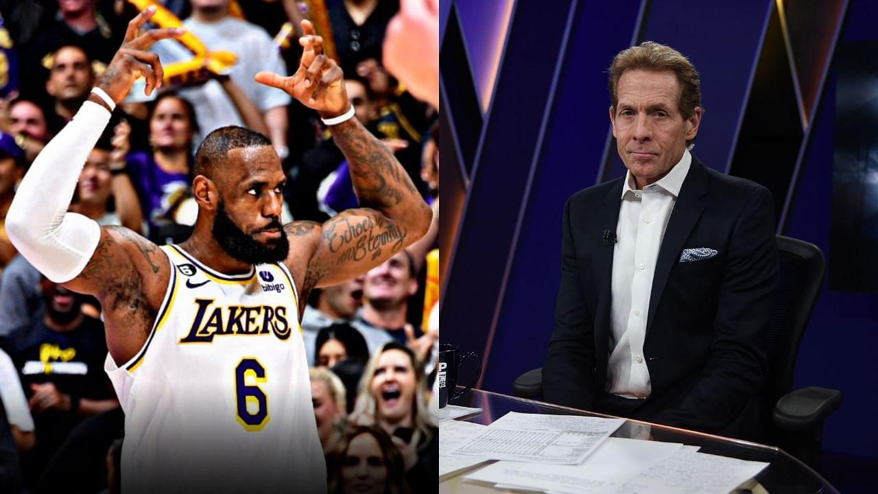 “King of What? LeBricks?”: Skip Bayless Trolls LeBron James For Crowning Himself After Making 2-Straight Game Winning Threes