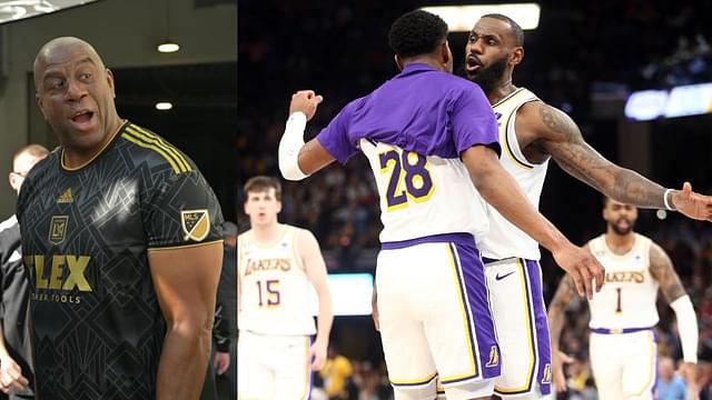 “LeBron James Saves Lakers With a King-sized Performance”: Magic Johnson & NBA Community Wowed by 38-year-old's 22-20-7 Effort