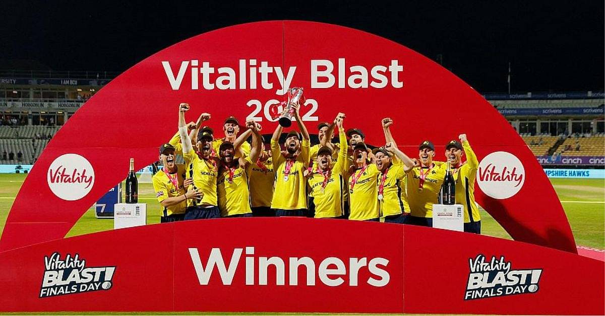 T20 Blast Winners and Runners-Up All Season List