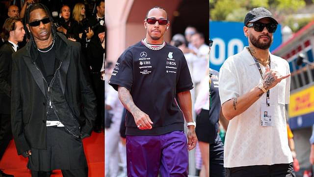 Watch: Lewis Hamilton and Neymar Attend Travis Scott’s Show After the 2023 Monaco GP