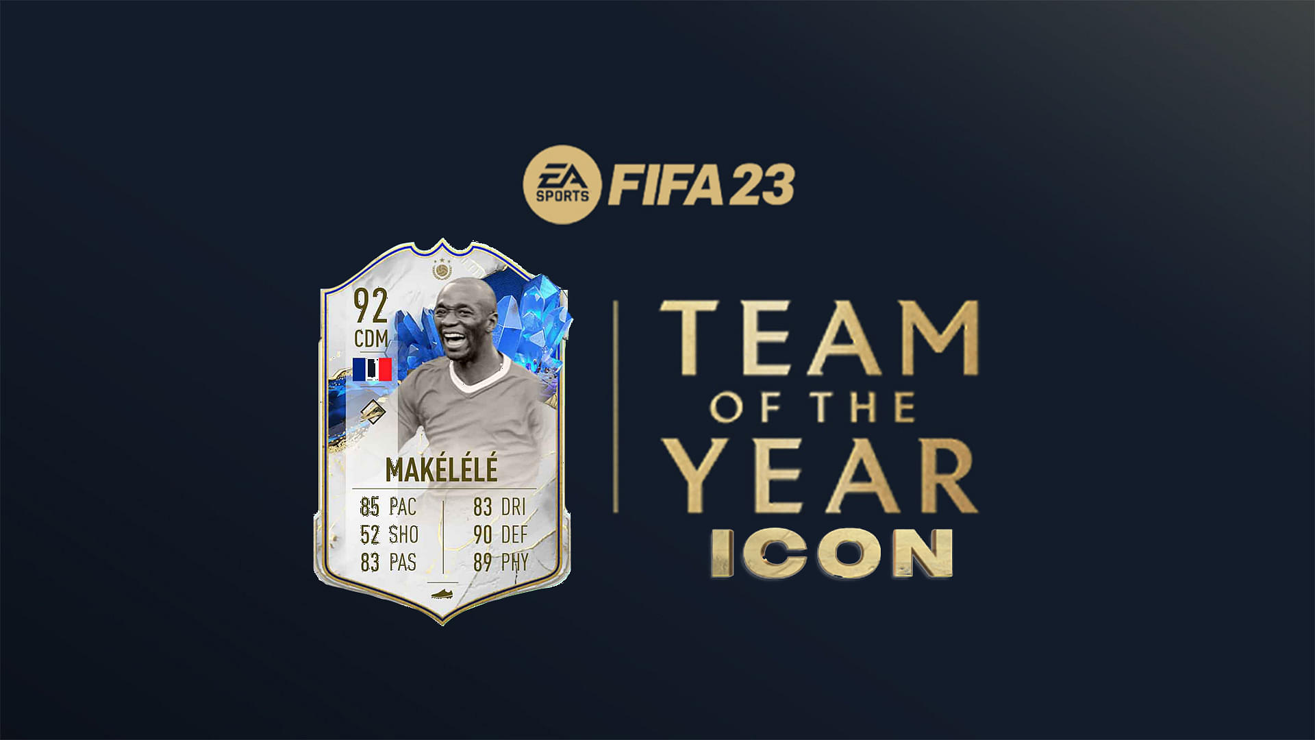 FIFA 23 Claude Makelele TOTY Icon SBC