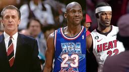 Pat Riley Surprisingly Retiring Michael Jordan’s Jersey For Heat Resurfaces as Jimmy Butler Justifies Not Wearing #23