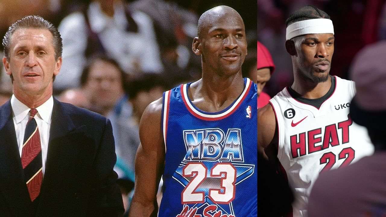 Grupo apodo deuda Pat Riley Surprisingly Retiring Michael Jordan's Jersey For Heat Resurfaces  as Jimmy Butler Justifies Not Wearing #23 - The SportsRush