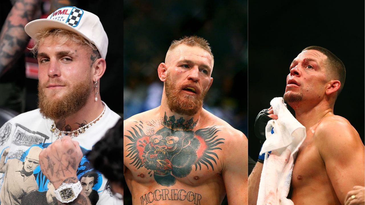 Jake Paul, Nate Diaz, Conor McGregor