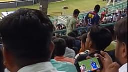 WATCH: Fan Enjoys Marcus Stoinis' Batting in LSG vs MI IPL 2023 Match on Mobile Despite Sitting at Ekana Sports City