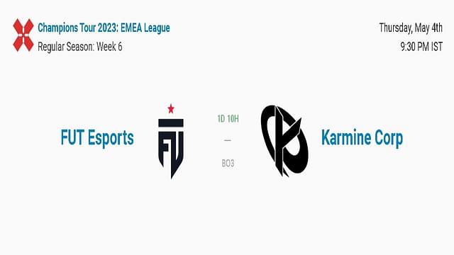 Valorant EMEA Match: KC vs. FUT; Predictions, Rosters, Points Table, and Where to Watch