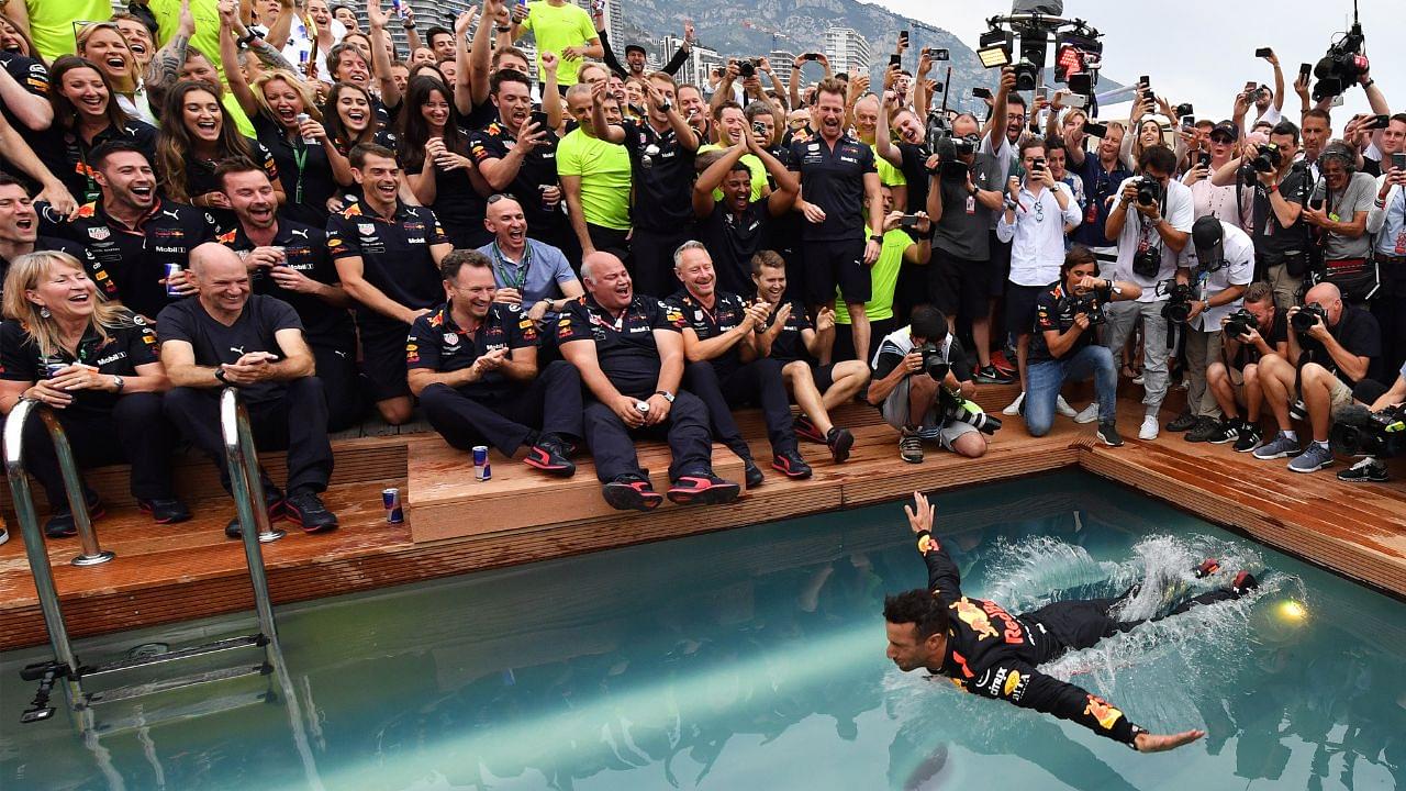 Iconic Red Bull Swimming Pool at the Monaco GP Set to Be Removed