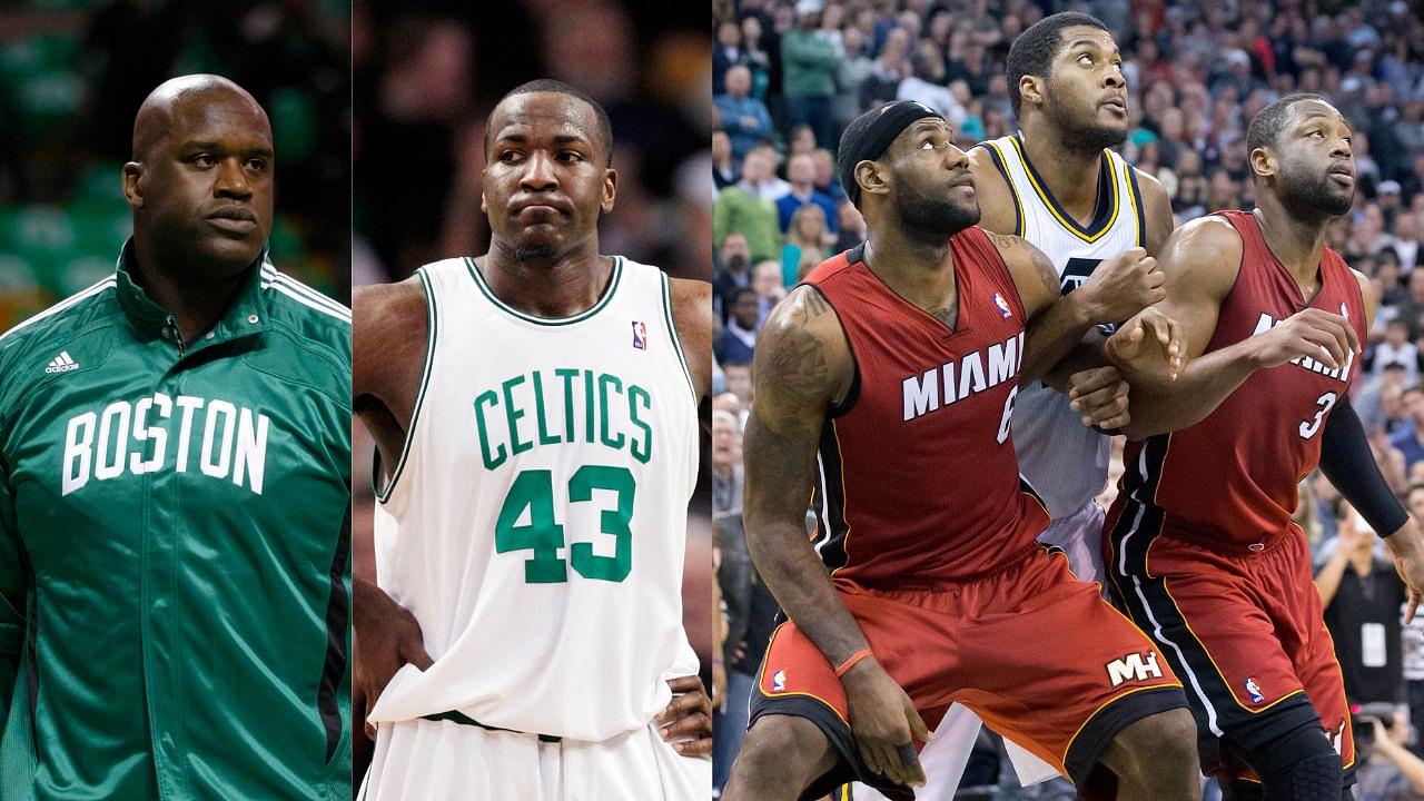 7ft 1" Shaquille O'Neal Claims Celtics' Trading Kendrick Perkins Led to LeBron James and Dwyane Wade Winning 2011 Eastern Conference Semifinals
